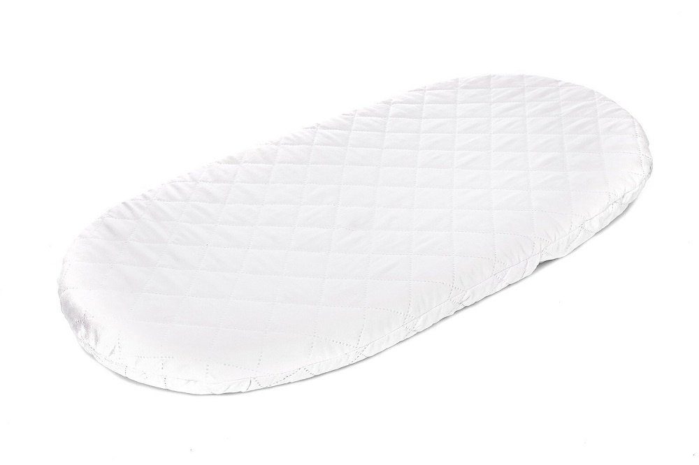 Babybettwäsche Baby Stubenwagengarnitur 7-tlg. KRONE rosa/blau/grau OHNE BETT, Babyhafen, mit Matratze