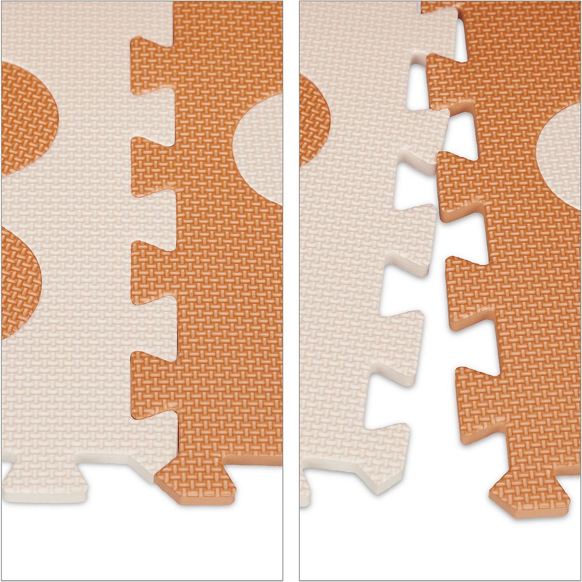 Puzzlematte Blumenmuster