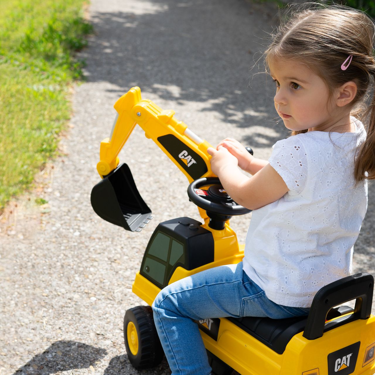 Lemodo Rutschauto Kinderbagger, Bagger zum draufsitzen