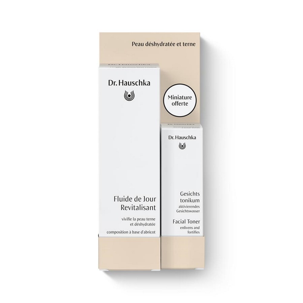 Dr. Hauschka OnPack 2023 Fluide de Jour Revitalisant50ml + mini Lotion Tonifiante 10 ml Crème de jour