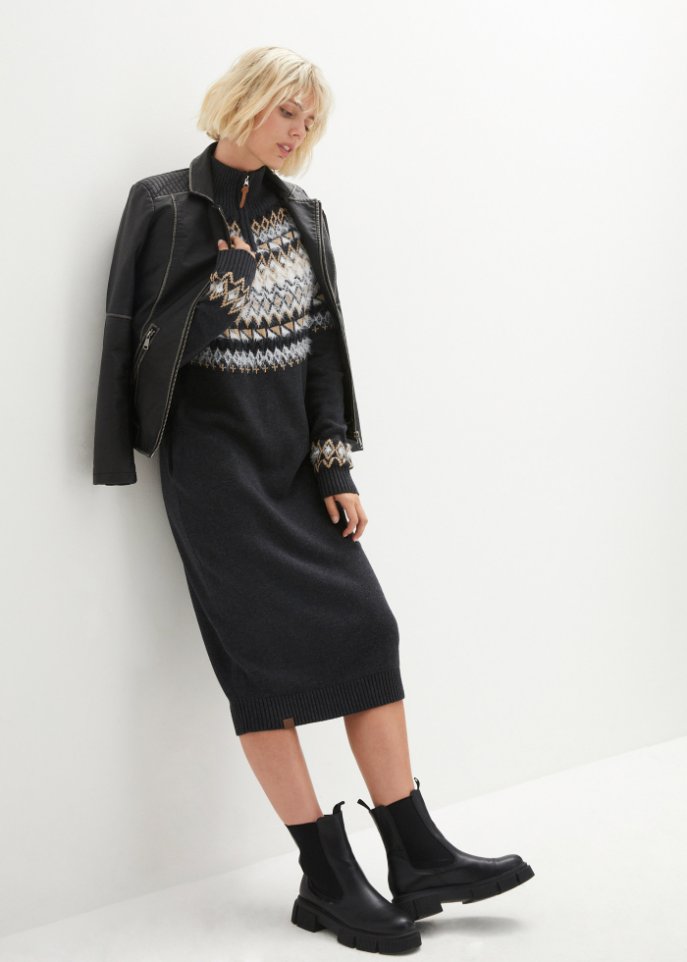 Norweger-Strickkleid