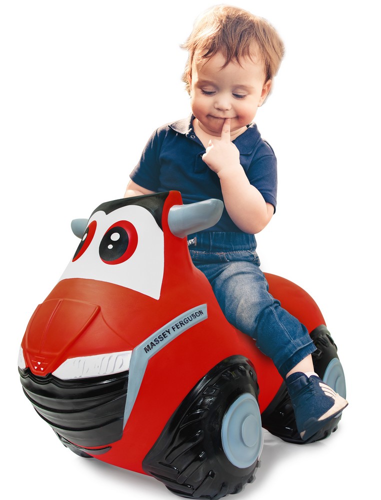 Jamara e.K. JAMARA-466000-Massey Ferguson Hüpftraktor mit Pumpe