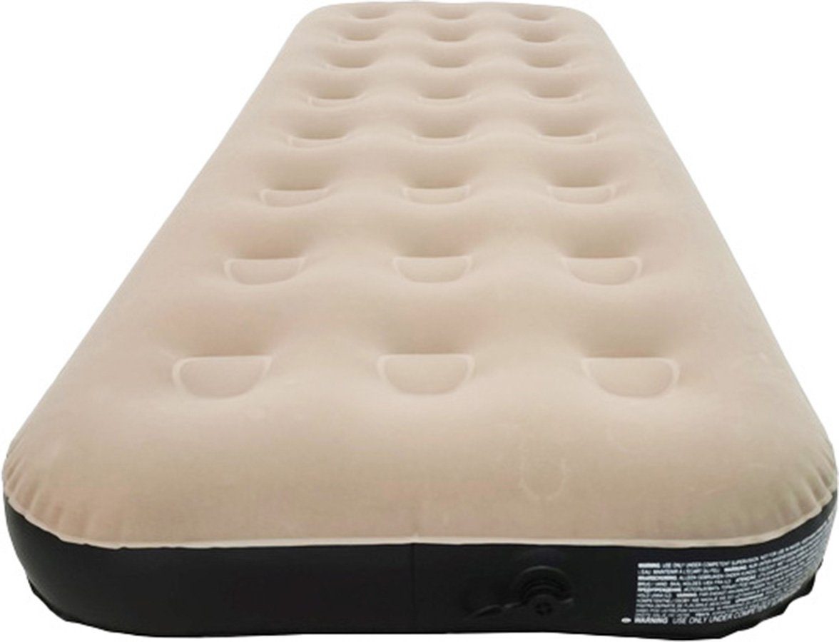 Avenli Luftbett Campingbett grau 191x73x22 cm, (Luftmatratze für 1 Person), Gästebett mit beflockter Oberfläche