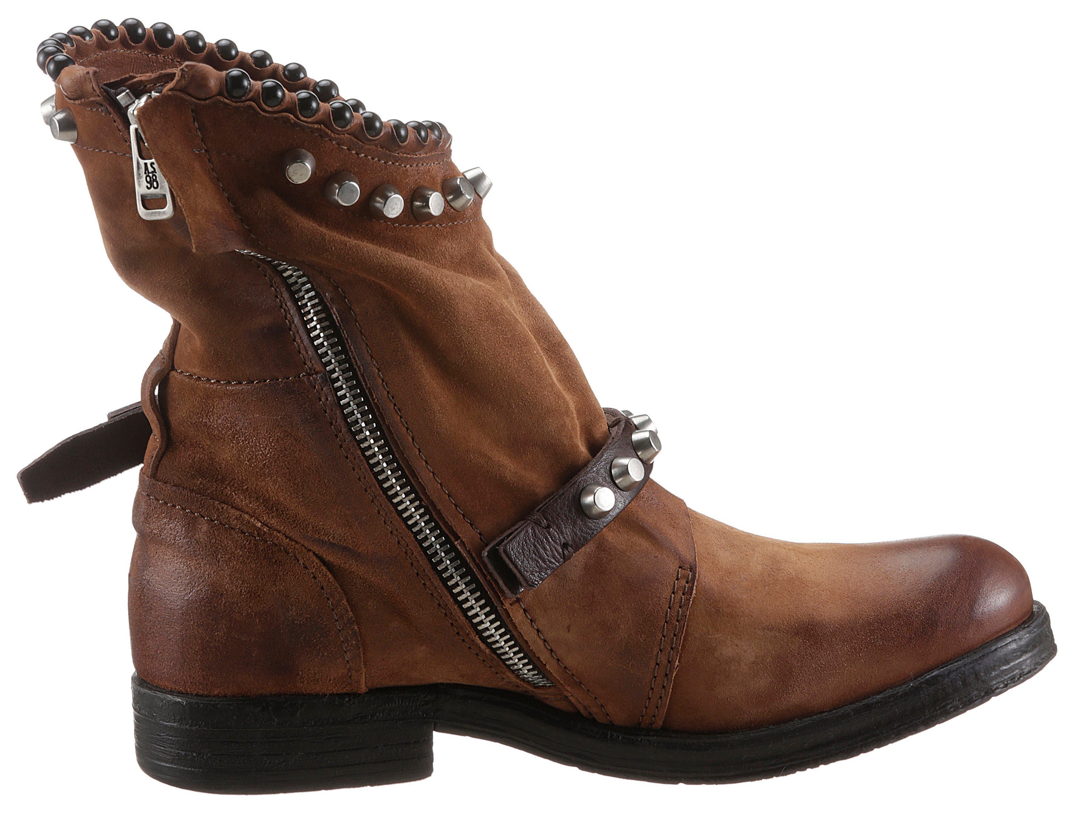 A.S.98 VERTI Bikerboots im angesagten Used Look