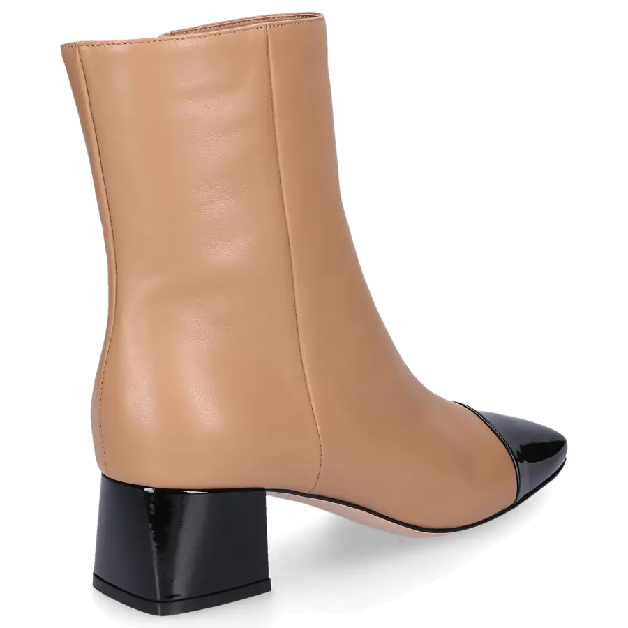 Gianvito Rossi - Klassische Stiefeletten LOGAN 45 Nappaleder - beige