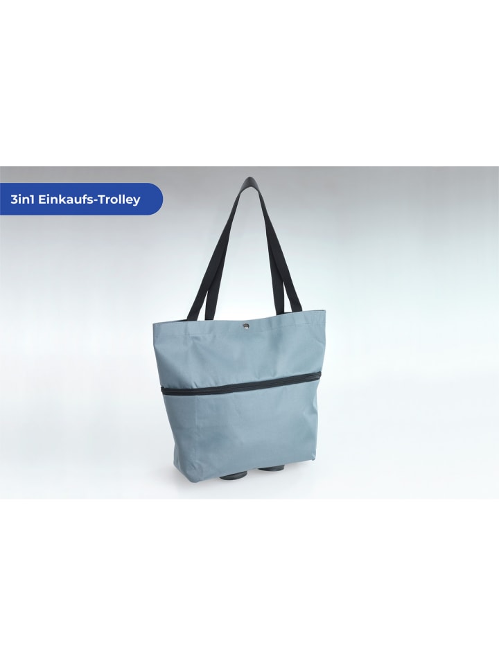 Maximex Einkaufstrolley 3in1 in Grau günstig kaufen onesize