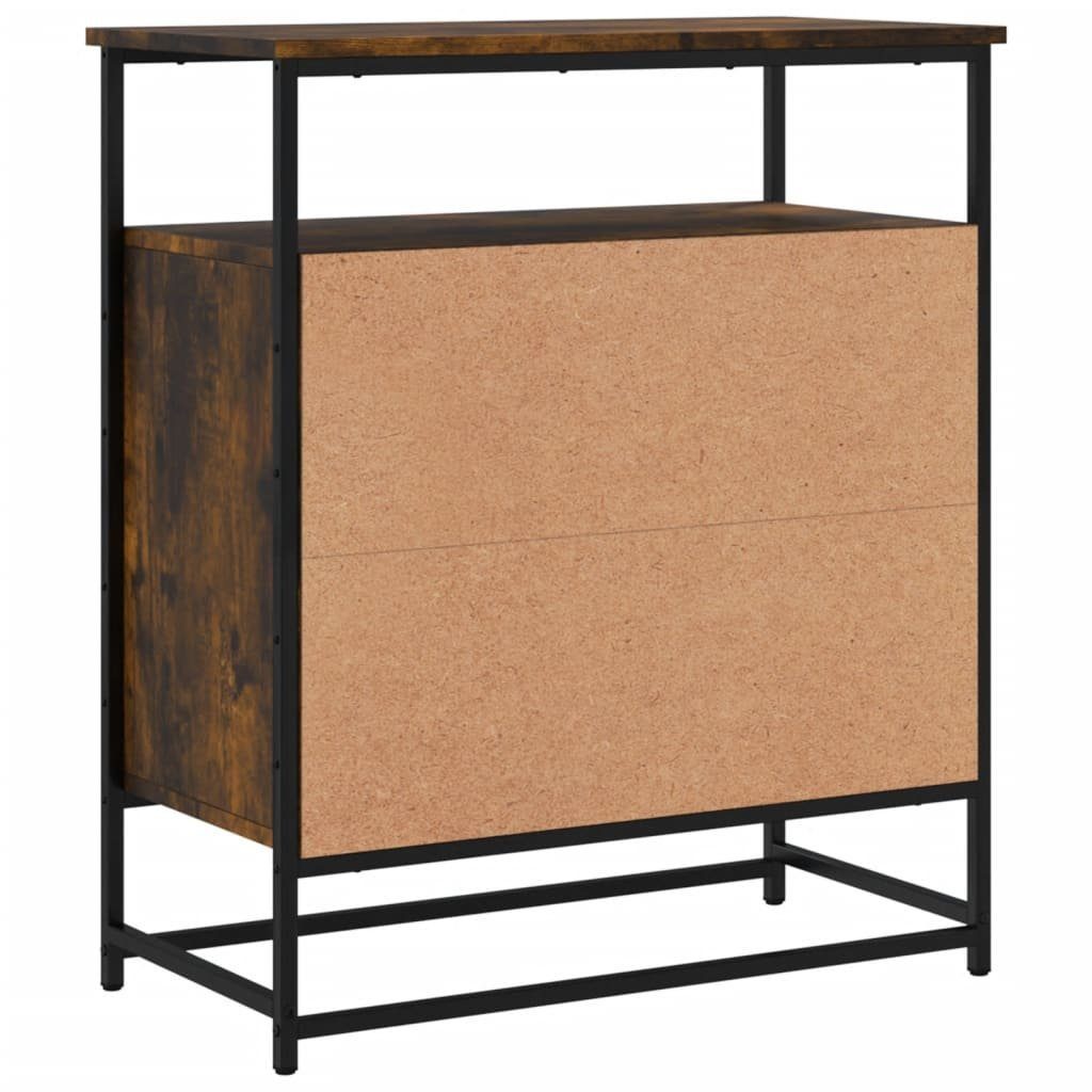 vidaXL Sideboard Sideboard Räuchereiche 69x35x80 cm Holzwerkstoff (1 St)