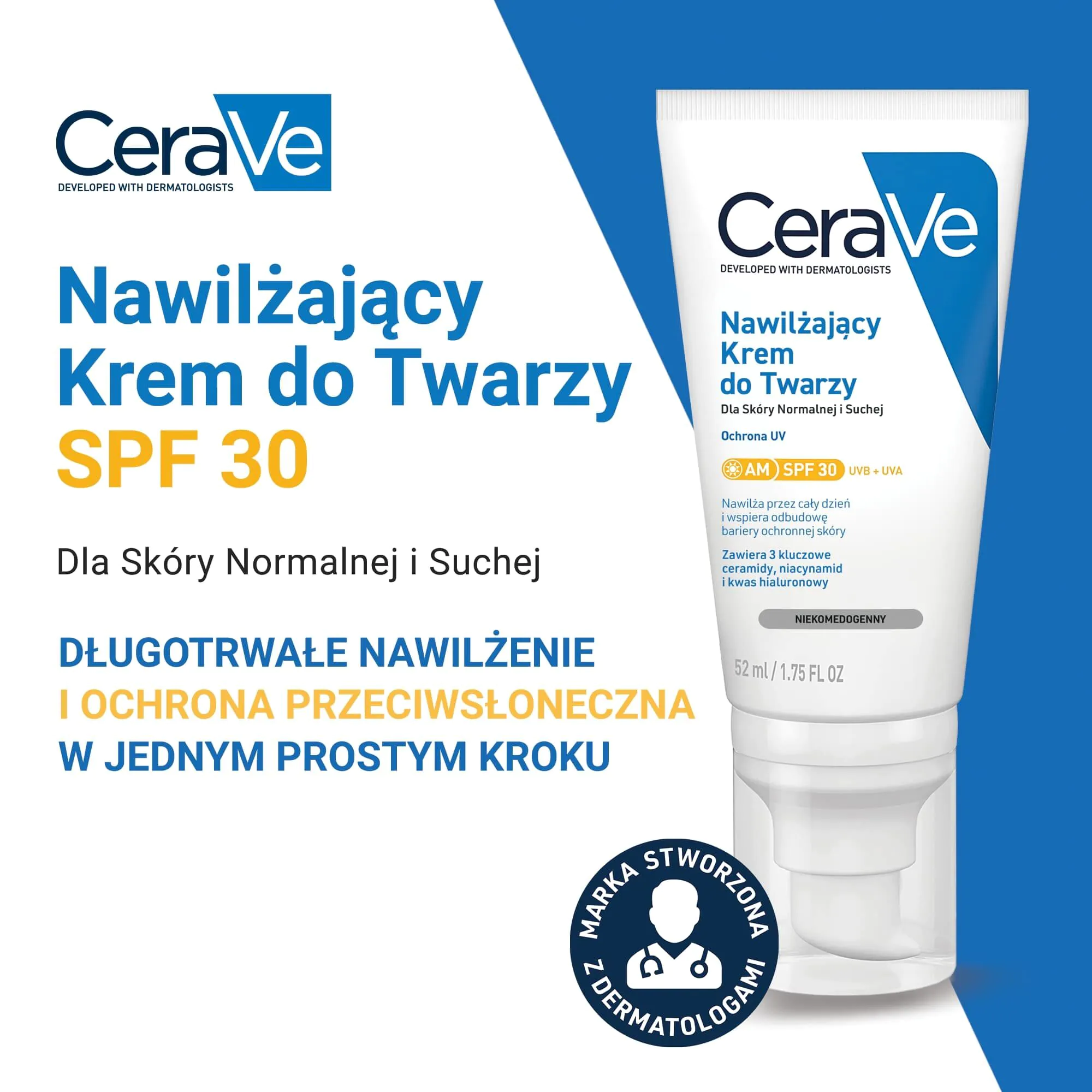 CeraVe hidratantna krema za lice SPF30 za normalnu do suhu kožu