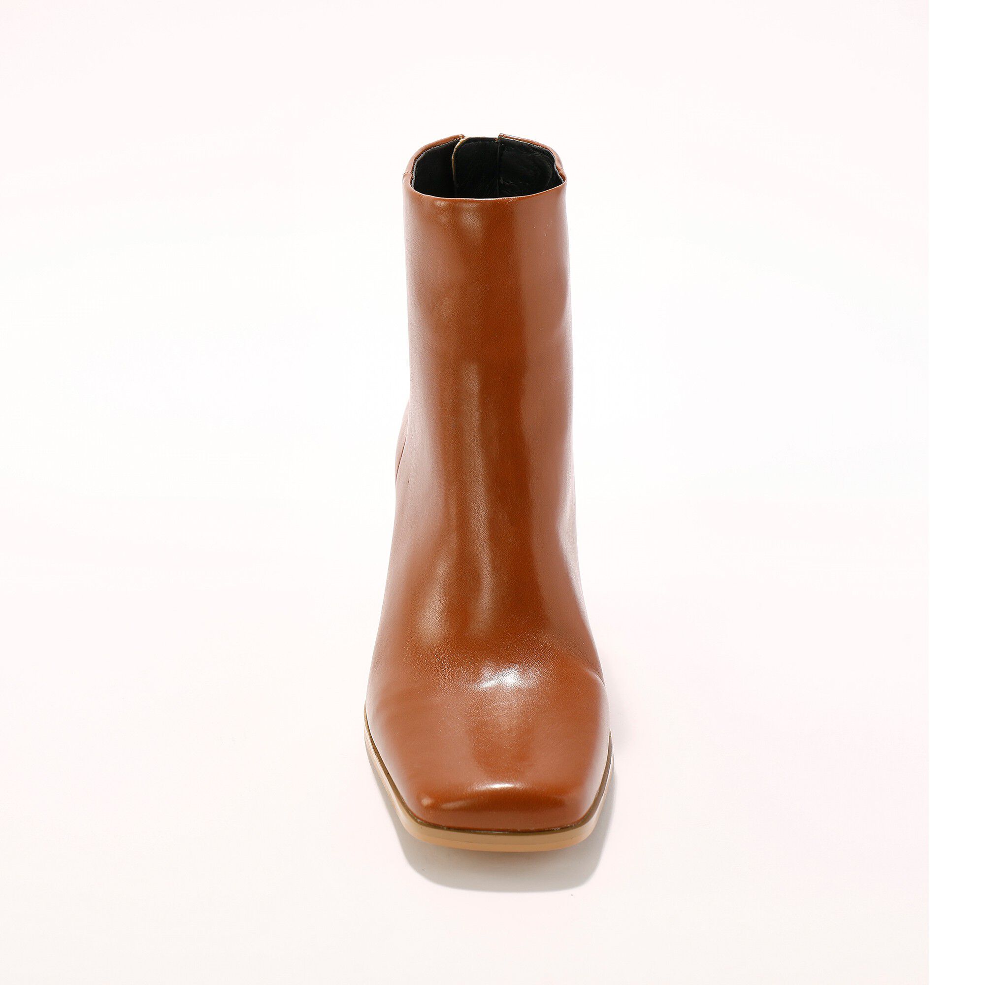 Boots à talon à bout carré