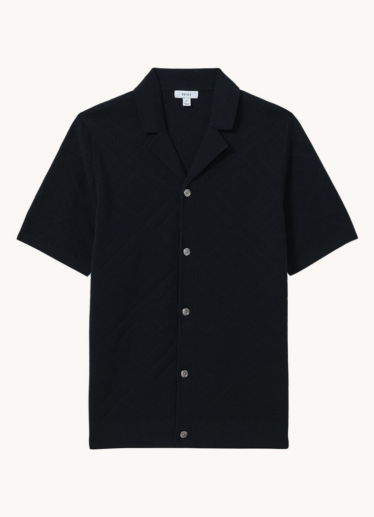 Cămașă texturată Reiss Biarritz Classic Fit