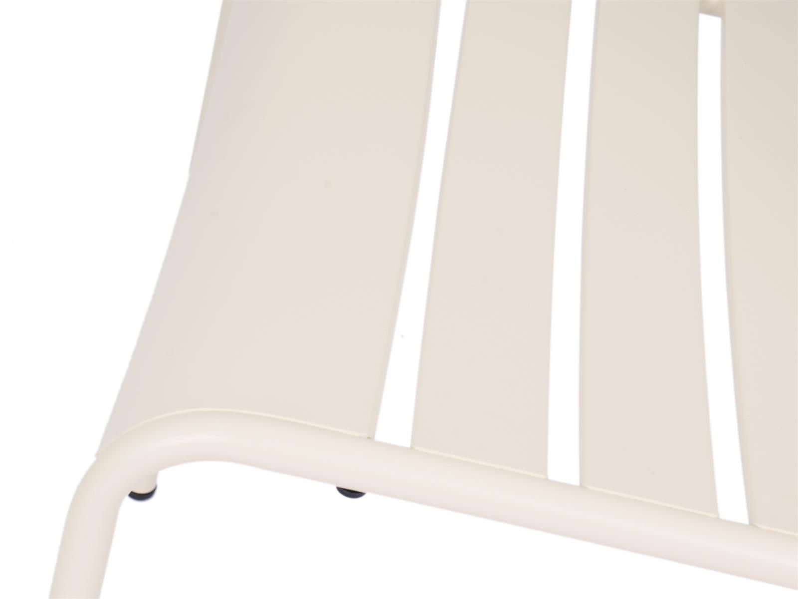 MaximaVida Max elfenbein Metall Gartenstuhle
