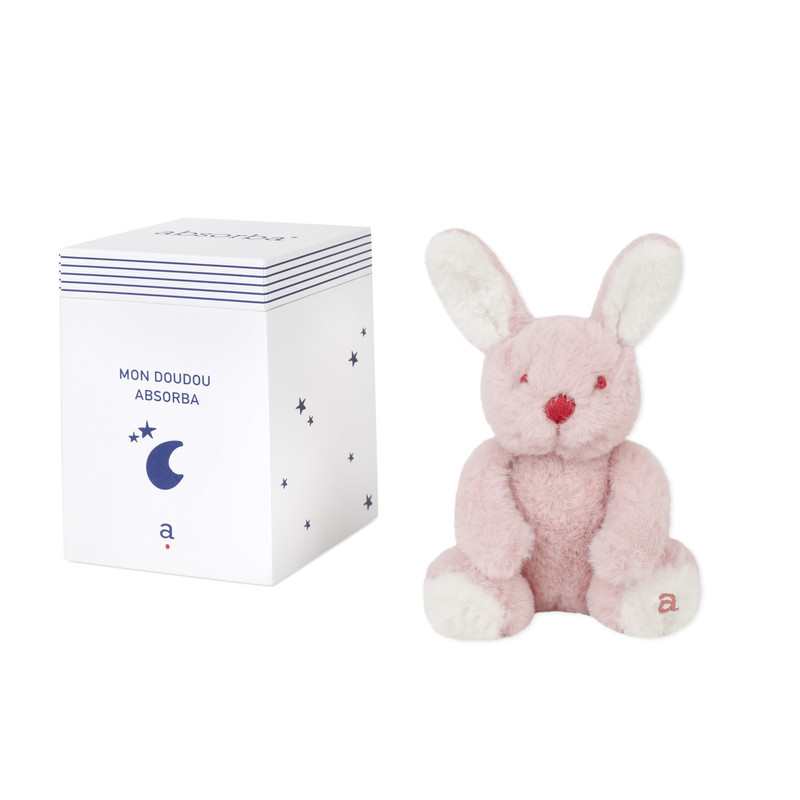 Peluche lapin 15 cm mixte Absorba