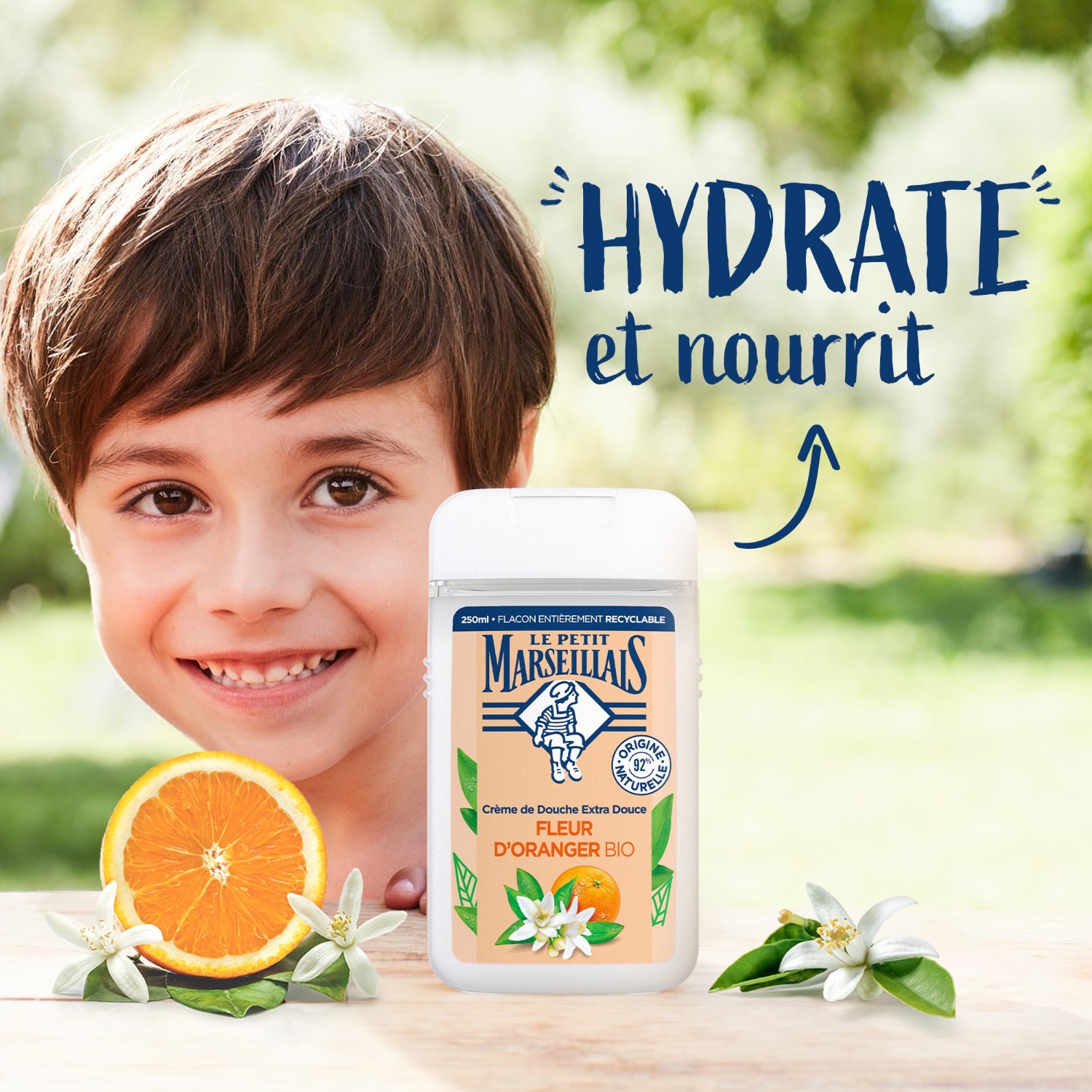 Le Petit Marseillais Extra Gentle Shower Gel with Organic Orange Blossom