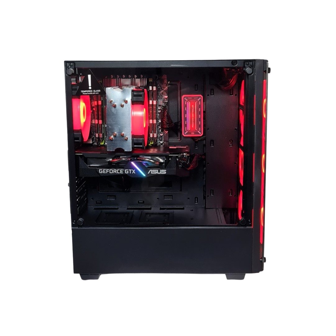 PC Store NCA Gaming PC Mirror 4GHz Intel i7 NVIDIA GTX und RTX Grafikkarten Windows Gaming-PC (Intel Intel i7, NVIDIA GTX 750 / GTX 1660 SUPER / RTX 4060, 8GB RAM 240GB SSD ohne HDD GB RAM, RGB Lüfter mit Controller, WLAN Stick)