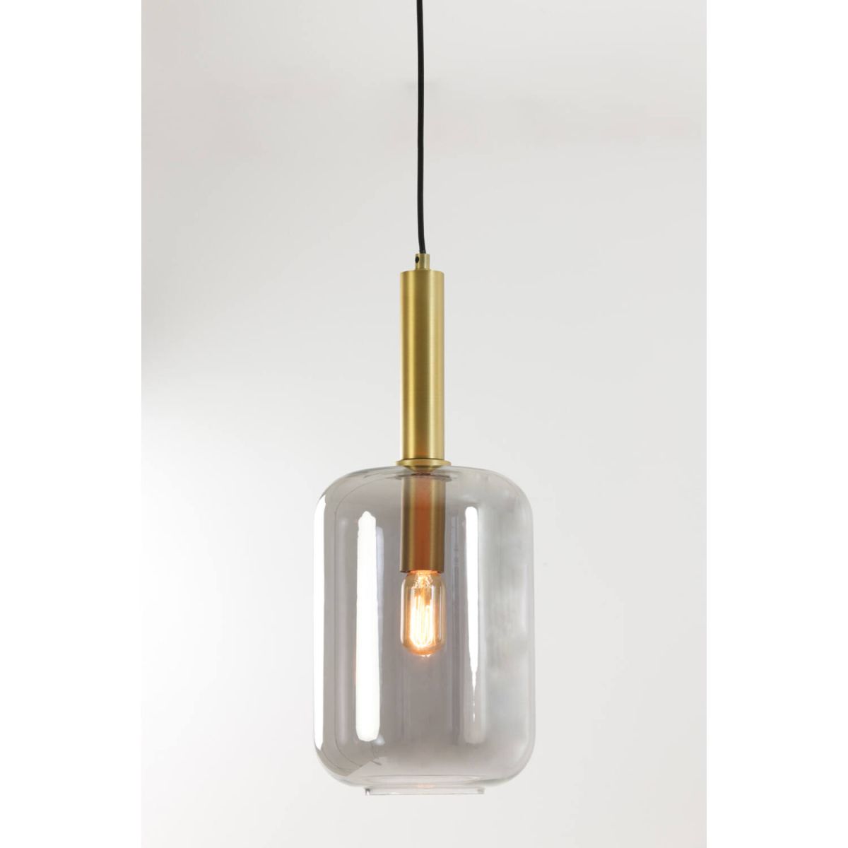 Trendhopper 1-flg Hängeleuchte Loki Rauchglas