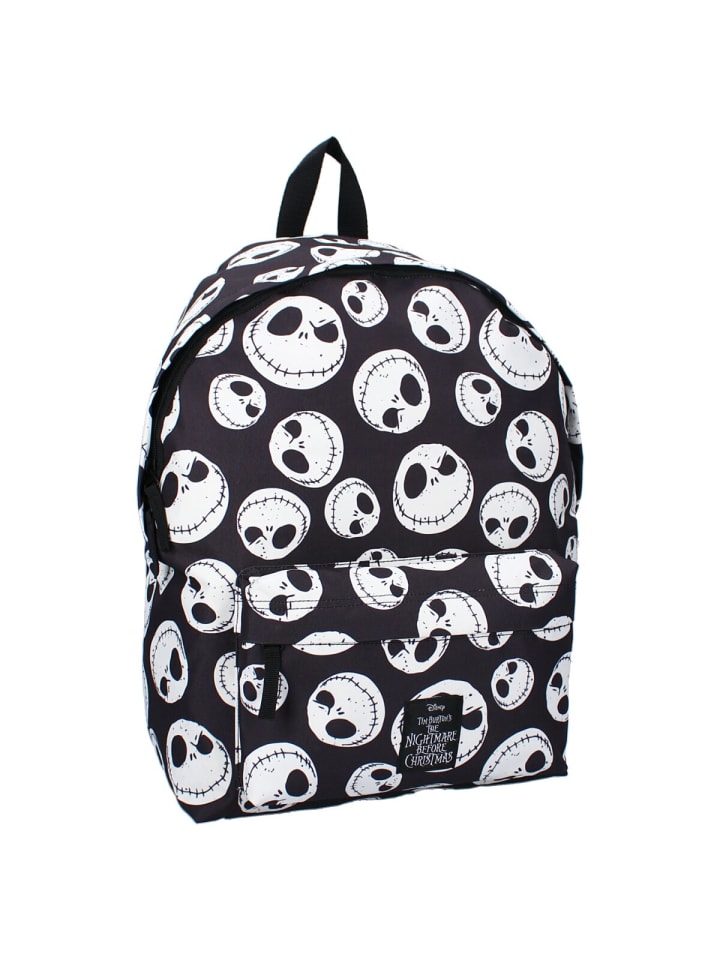 COFI 1453 The Nightmare Before Christmas Rucksack Scream King Kollektion Tasche in Schwarz günstig kaufen 43 cm