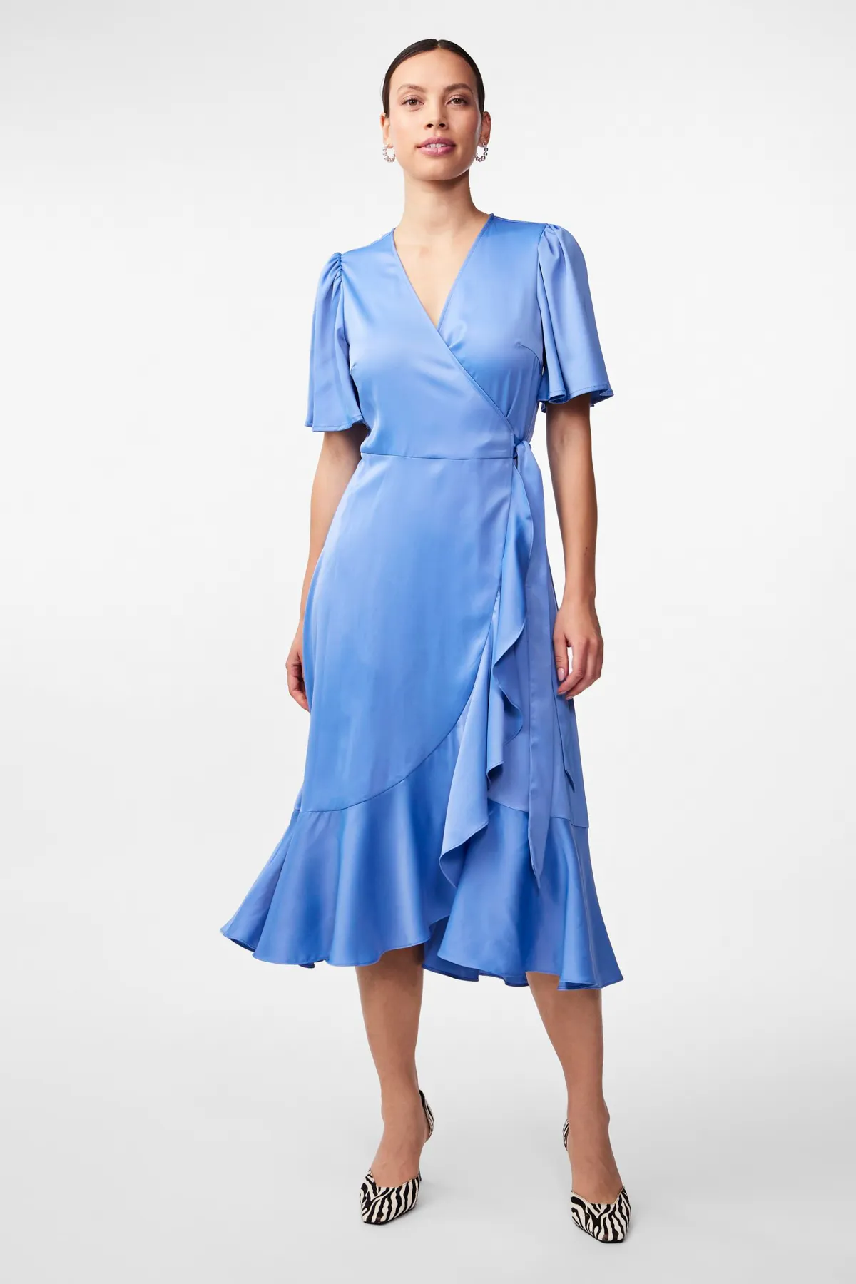 Y.A.S.  Kleid - Blau - Wickelschnitt