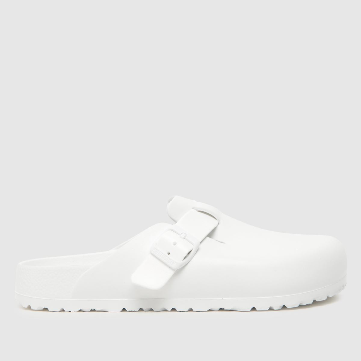 BIRKENSTOCK Boston Eva klumpa szandál fehér színben