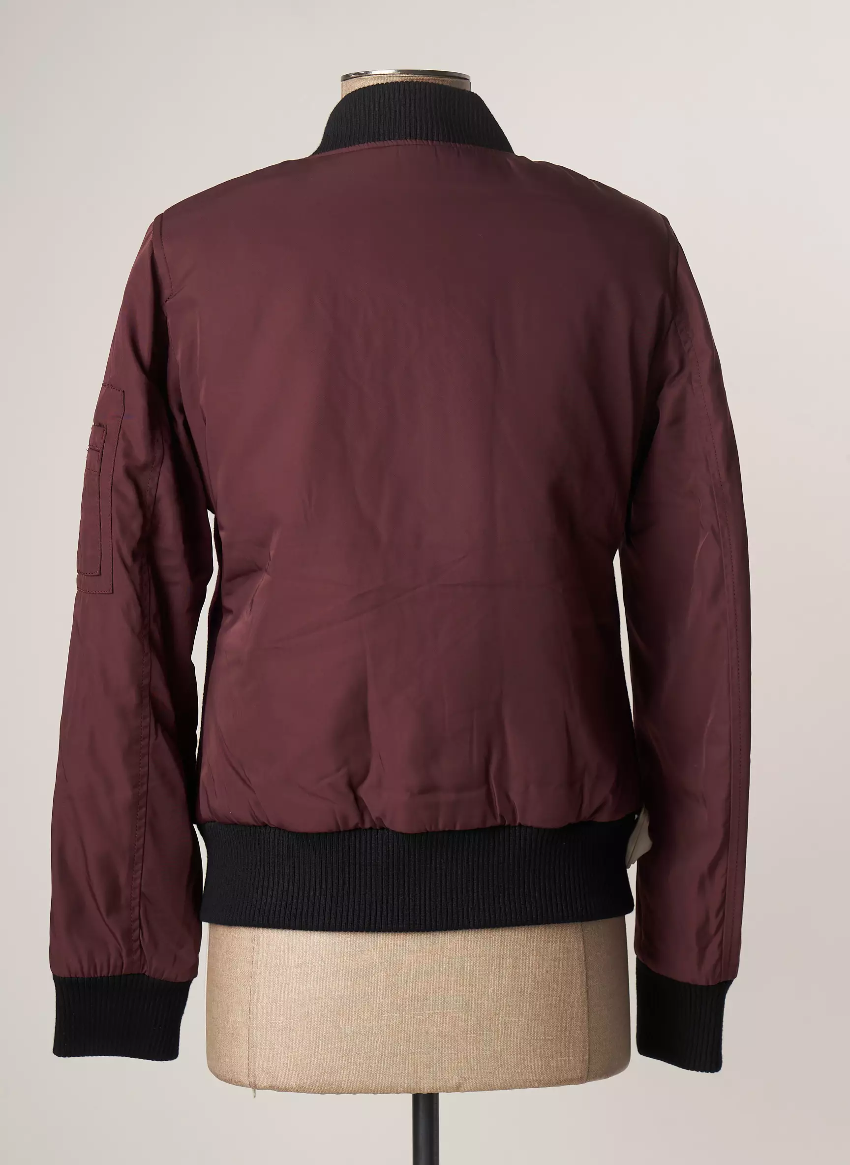 Bombers Blousons Femme couleur rouge