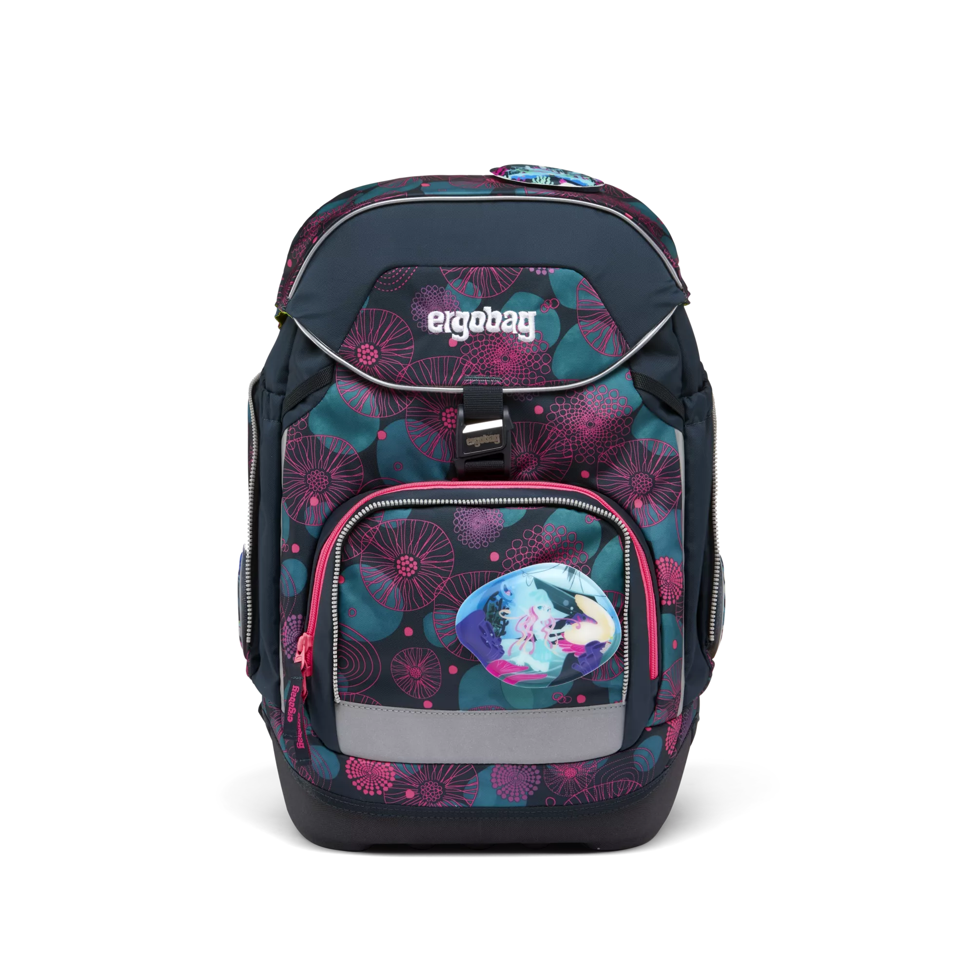 ergobag Schulrucksack-Set Korallbär