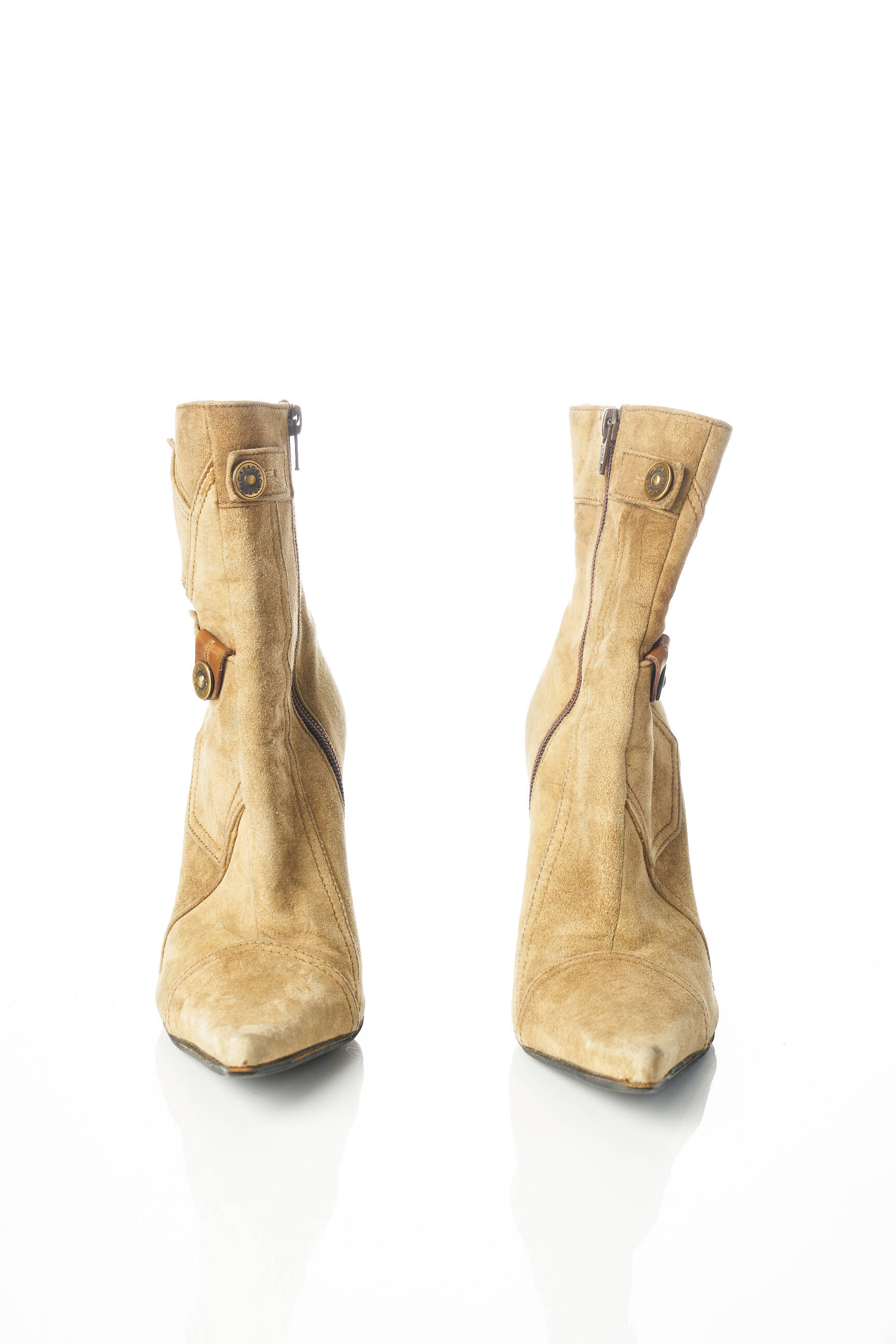 Casadei Bottines Femme couleur beige