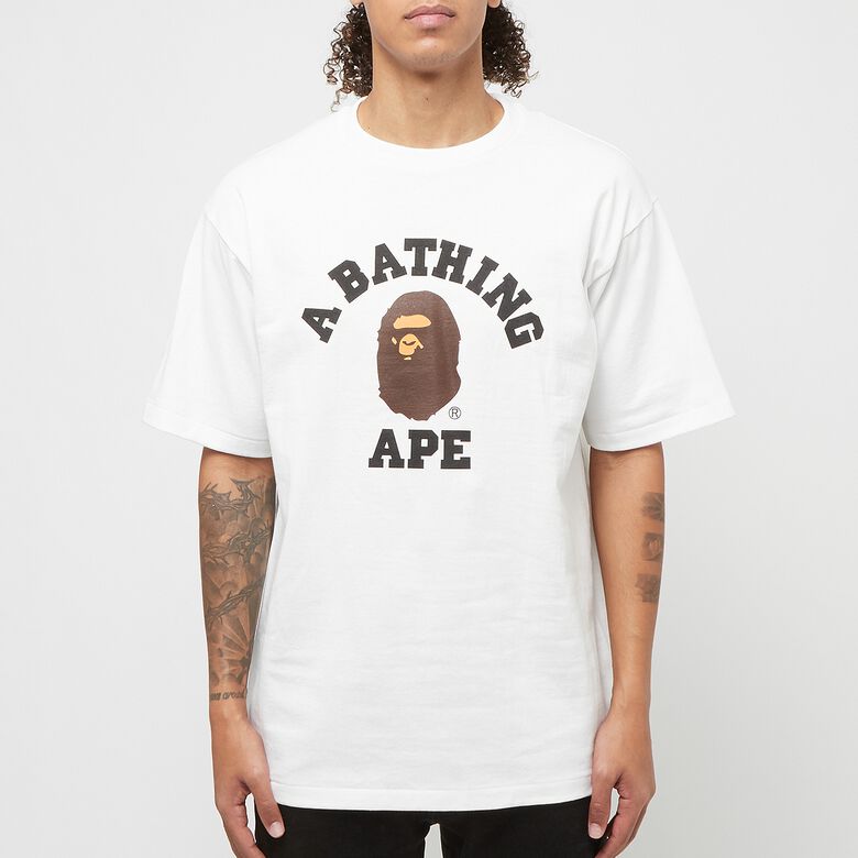 A Bathing Ape College Tee weiß