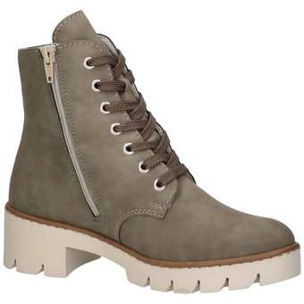 Rieker Schnürstiefelette in grün