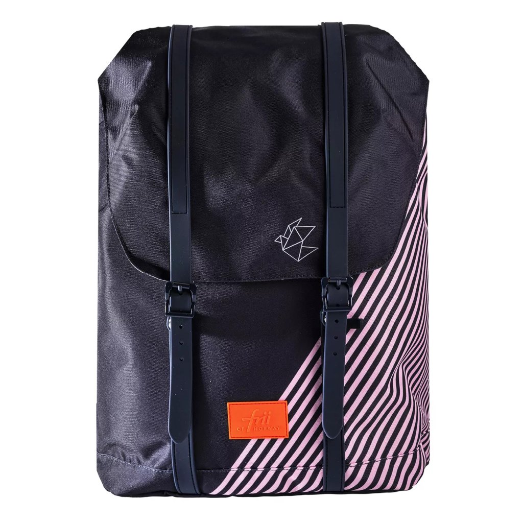 Frii of Norway Ergonomischer Schulrucksack 30L Pink Stripe
