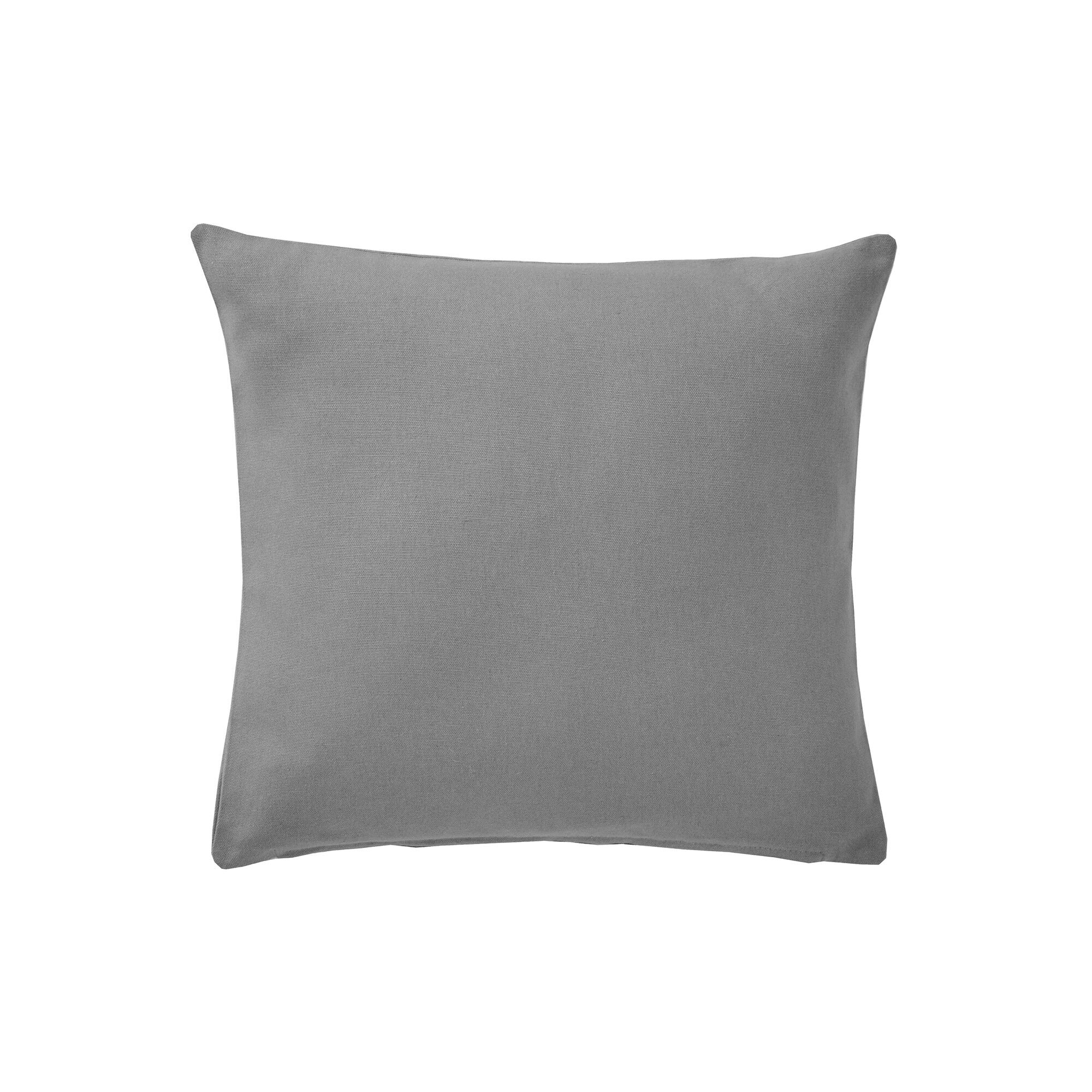 Housse de coussin unie bachette