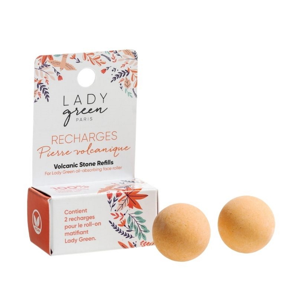 Lady Green Recharge  pour roll-on matifiant Pierrevolcanique Recharge  pour roll-on matifiant Pierrevolcanique