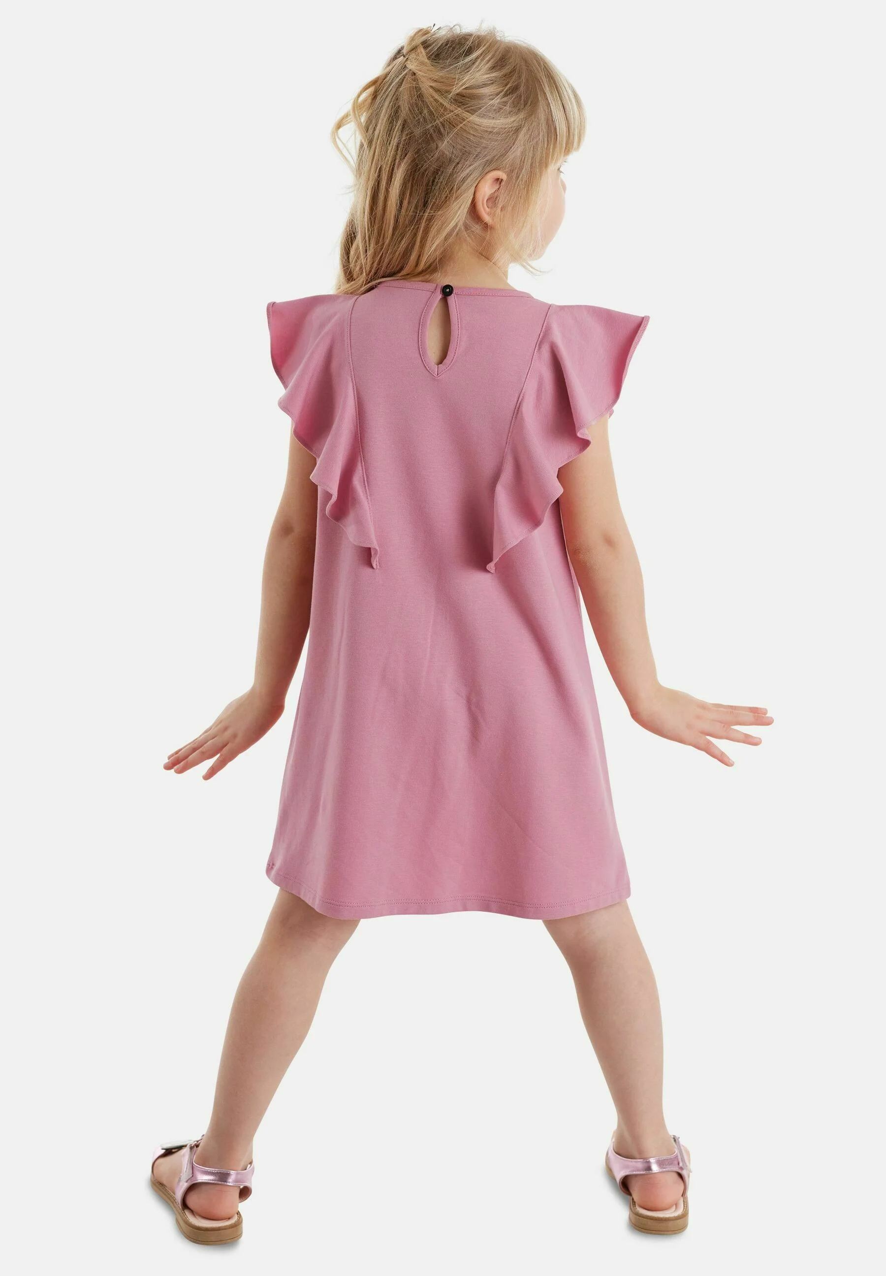 Denokids PANDA FRILLED - Vestido de punto