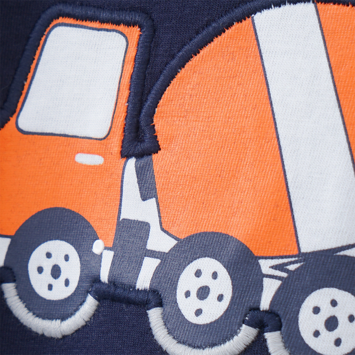 Kinder Langarmshirt mit LKW-Applikation