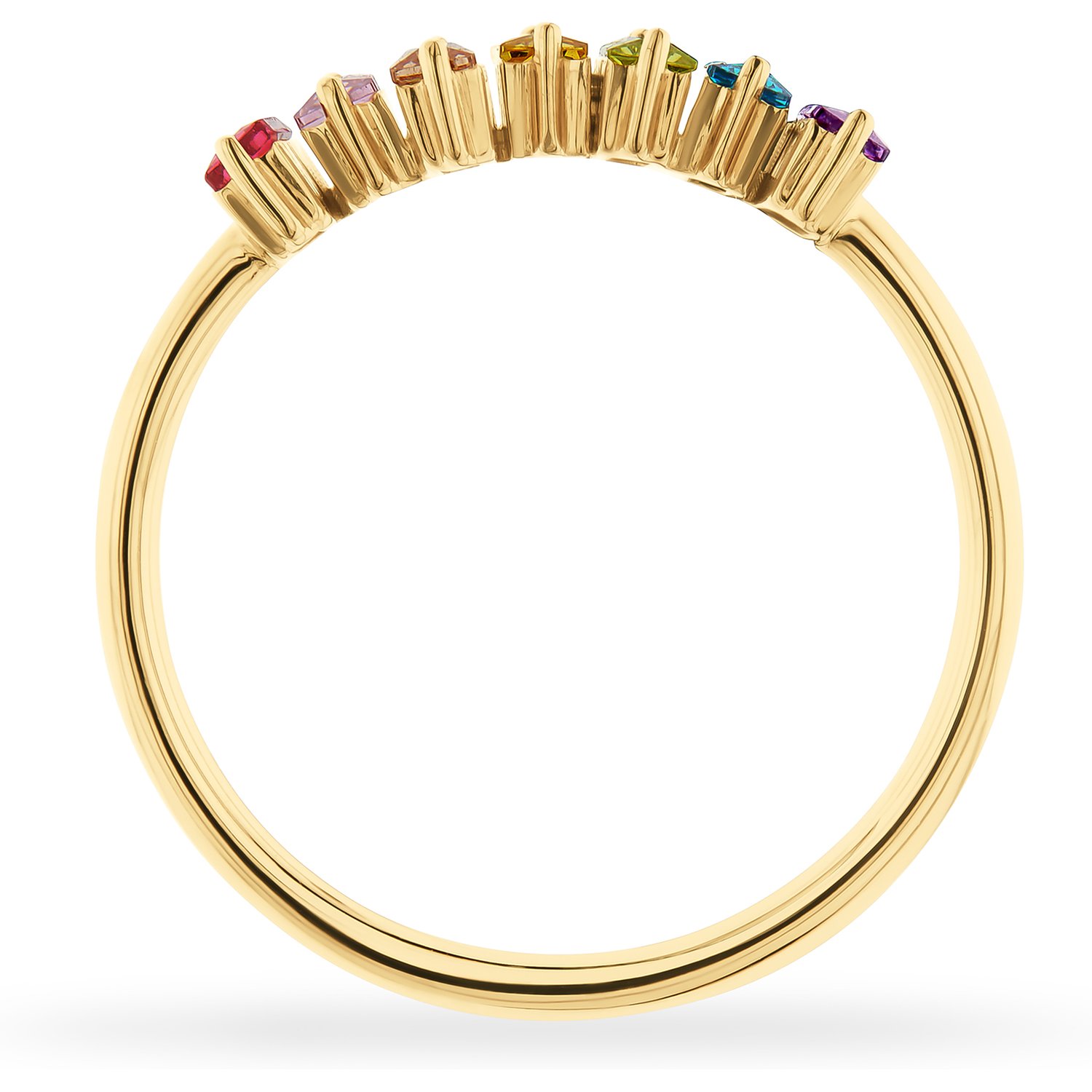 Žlté zlaté prstene CHRISTI