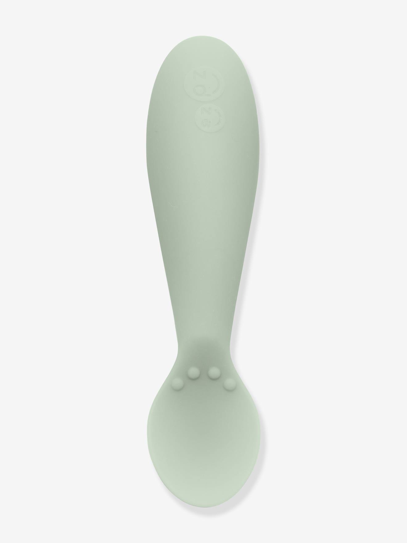 Lot de 2 cuillères 1er âge EZPZ Tiny spoon en silicone rose poudre