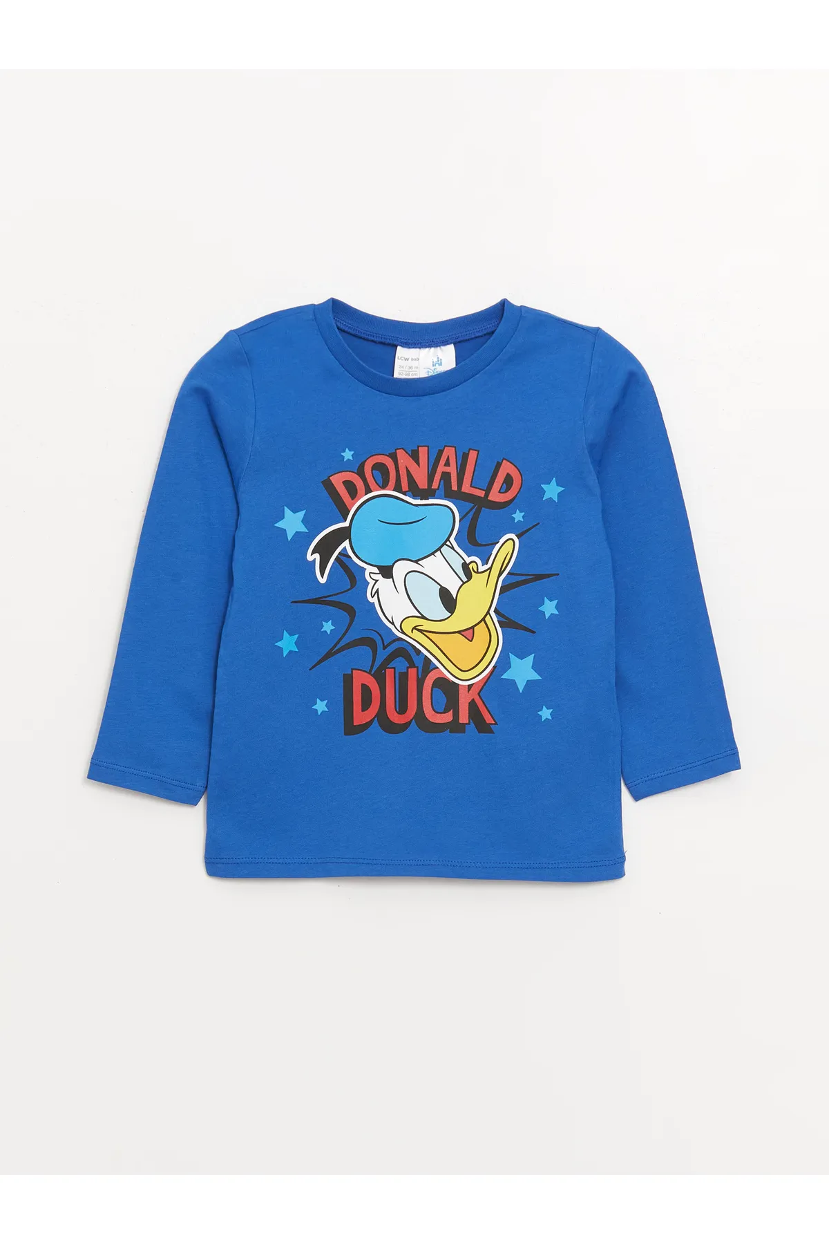LC Waikiki  Langarm-Pyjama-Set für Jungen mit Rundhalsausschnitt und Donald Duck-Aufdruck