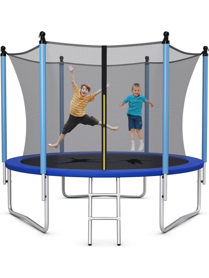 COSTWAY Trampolin φ244cm Outdoor in Blau günstig kaufen onesize