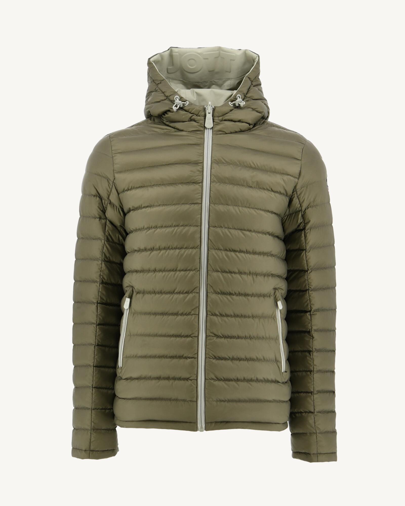 Doudoune réversible à capuche Sauge/Army Bergen