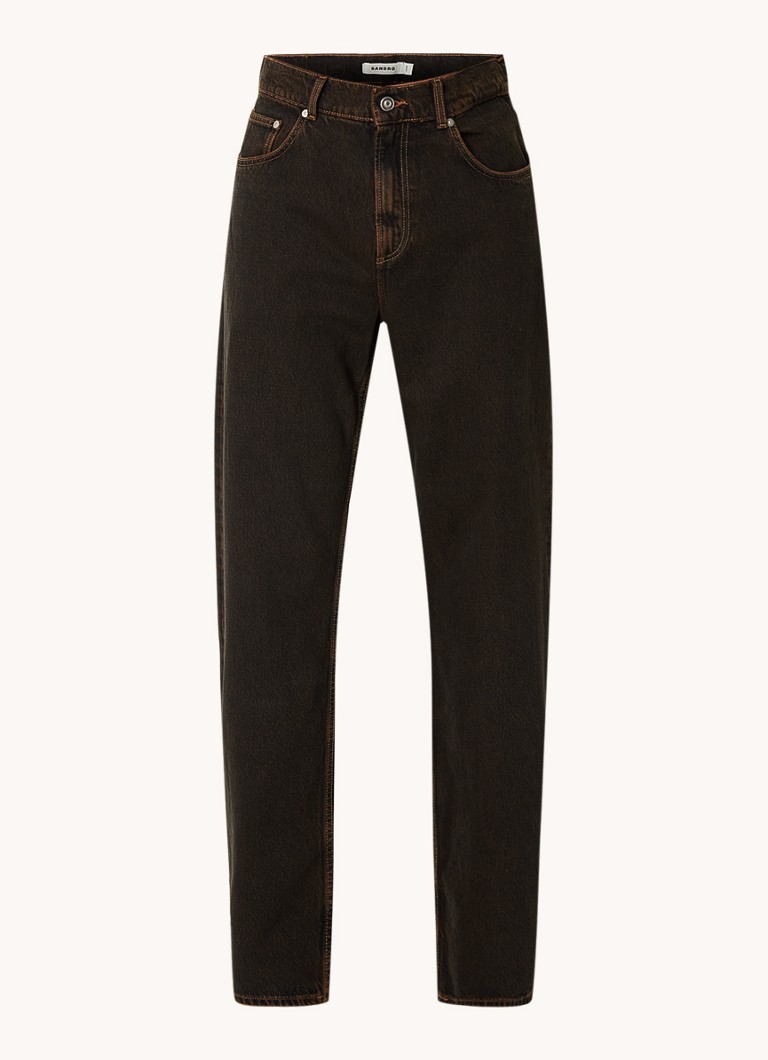 Sandro Wide leg jeans with colored wash