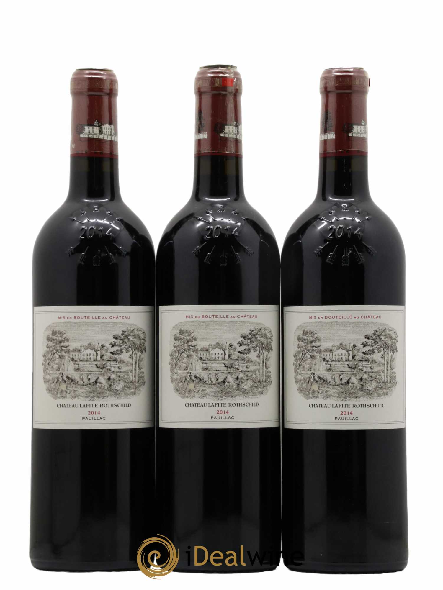 Château Lafite Rothschild 1er Grand Cru Classé  2014 - Lot de 6 Bouteilles