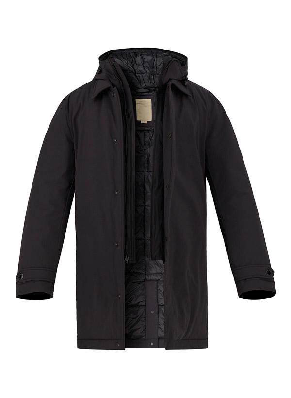 WOOLRICH, Jacke, Mikrofaser Primaloft®, schwarz