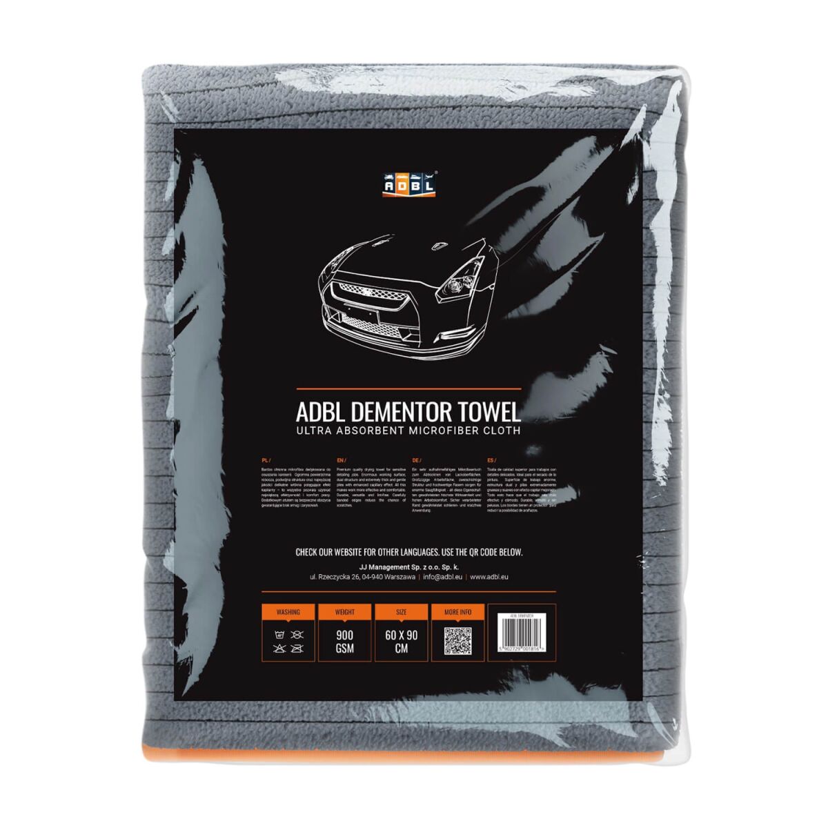 ADBL Dementor Towel Premium Trockentuch 900GSM 60×90
