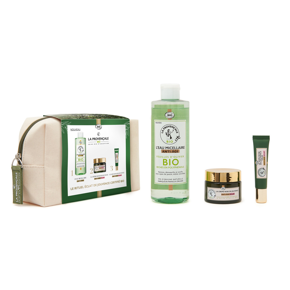La Provençale Trousse Routine Visage Eclat Le Rituel Éclat de Jouvence certifié Bio