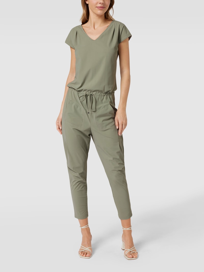 Jumpsuit mit seitlichen Eingrifftaschen Modell GIRA JUMPY in khaki