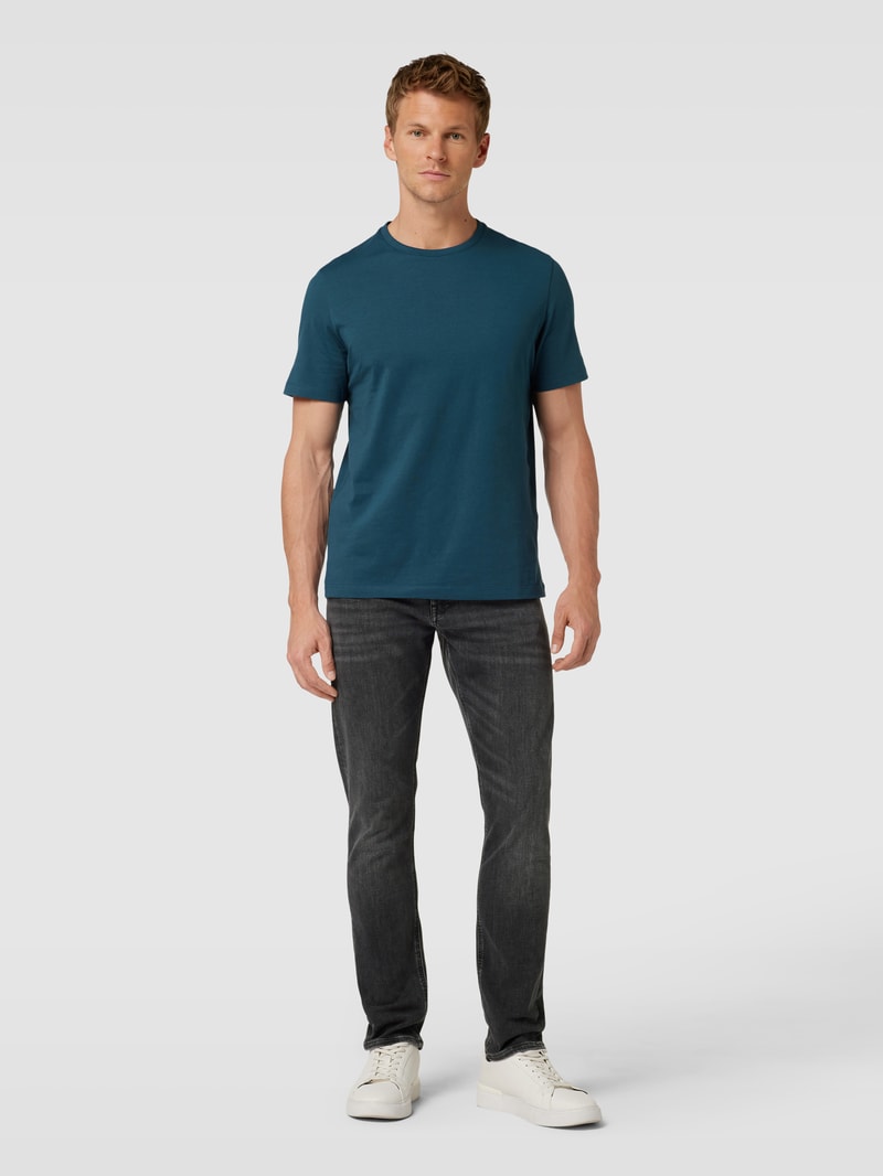 Slim Fit Jeans im 5-Pocket-Design Modell 'Delaware' in anthrazit