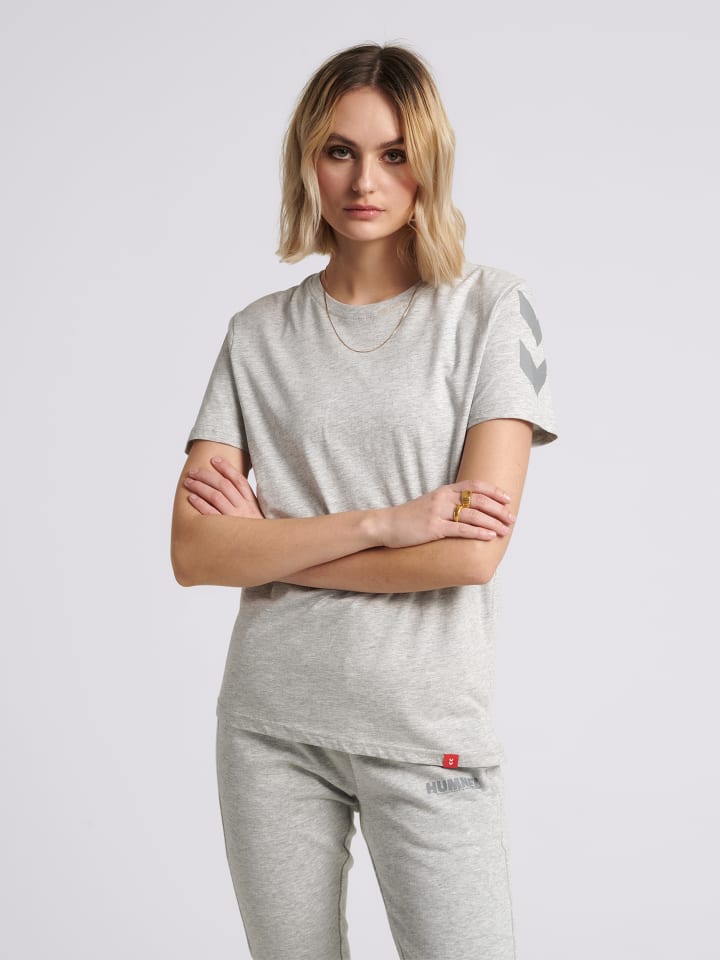Hummel Hummel T-Shirt Hmllegacy Erwachsene in GREY MELANGE günstig kaufen