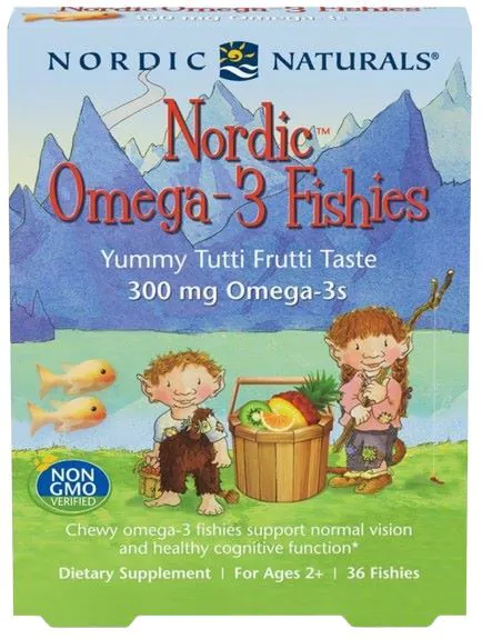 Nordic Naturals Nordic Omega 3 Ribe 300 mg Ukusni Tutti Frutti Okus 36 Sztuk