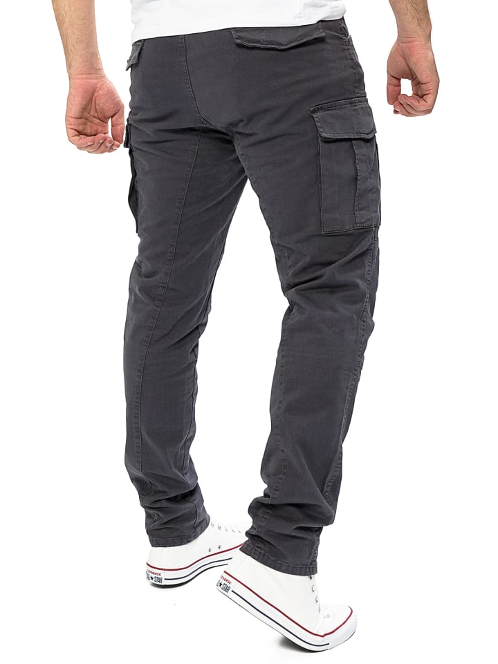 Yazubi Cargohose Jayden in Dunkelgrau günstig kaufen