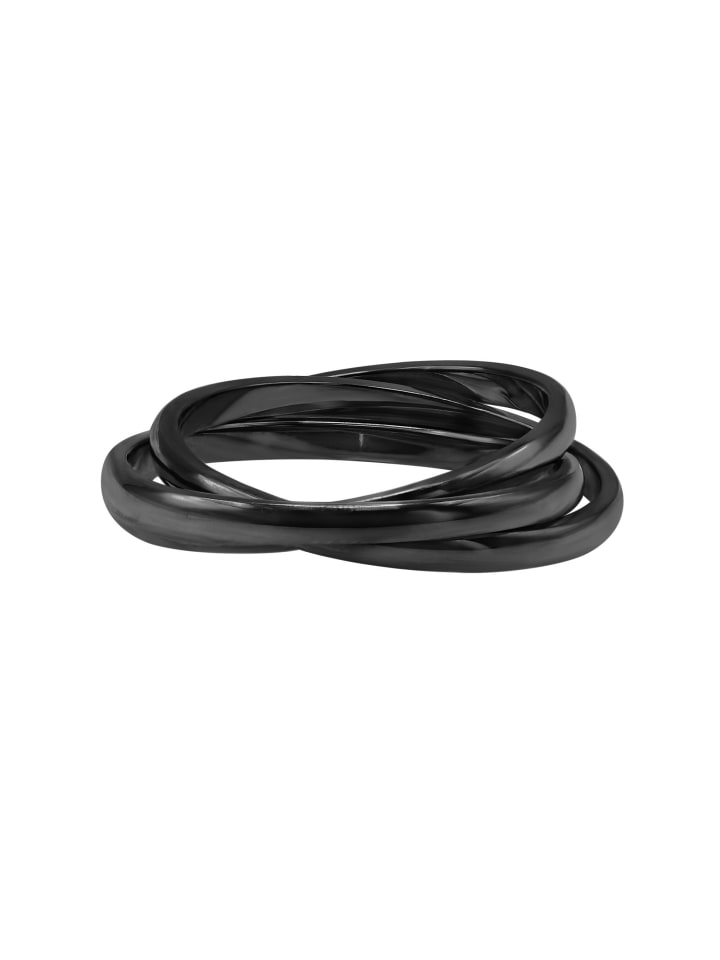Steel_Art 3-in-1 Ring Herren Loris schwarz farben in schwarz günstig kaufen