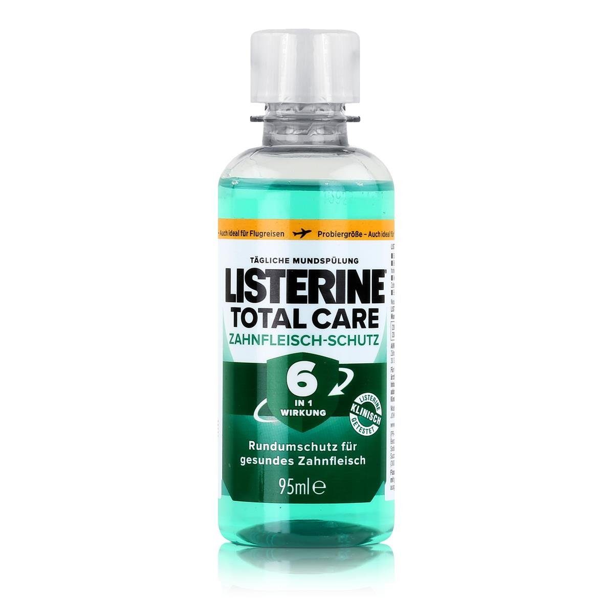 Listerine Mundspülung, Listerine Total Care Zahnfleisch-Schutz 95ml Mundspülung (1er Pack)