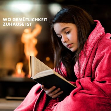 Wohndecke Grace, aus flauschigem Flanell, verschiedene Größen und Farben, Karat